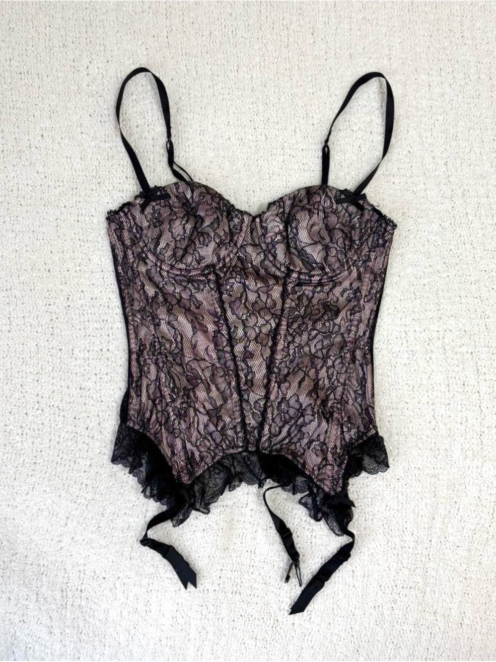 Victoria’s Secret lace bustier corset